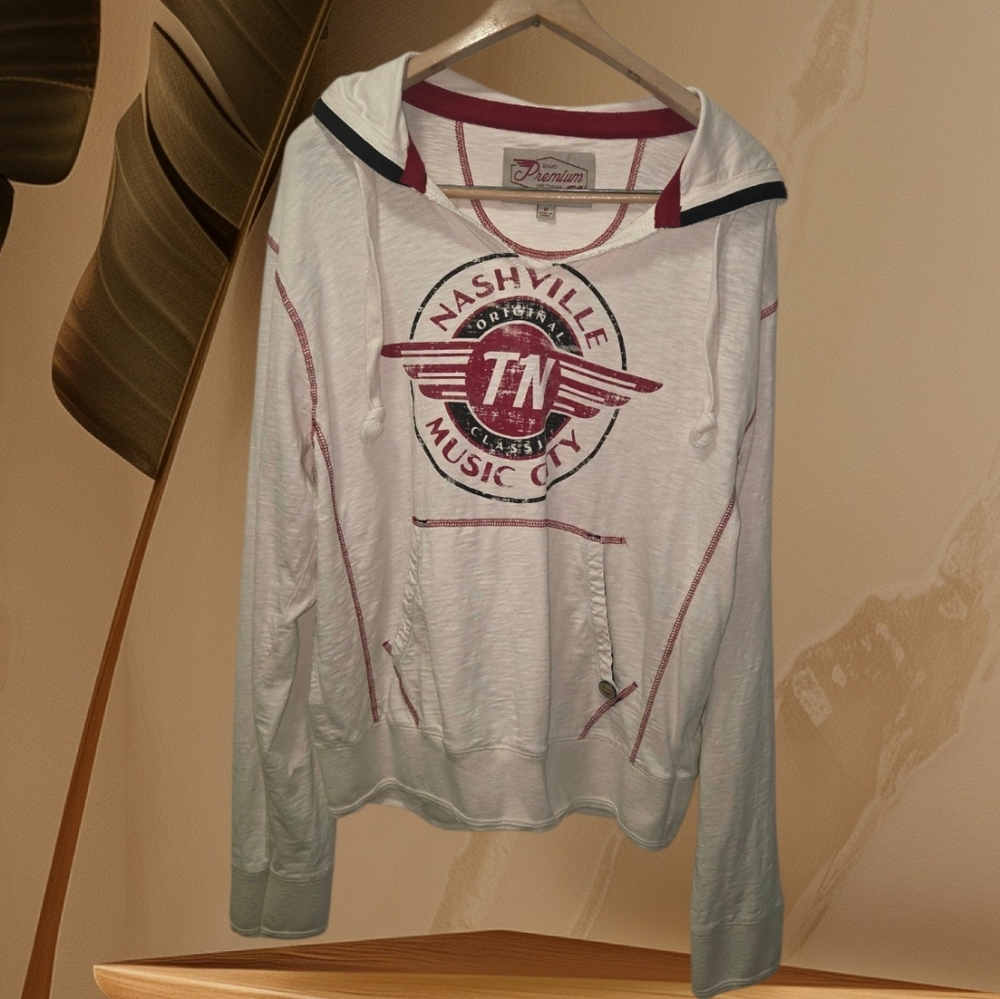 Nashville Music City Brand Premium 51 Oversized Hoodie